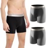 CARER 2pk Incontinence Underwear for Men Washable Reusable Leak-Proof Mens Incontinence Boxer - Medium Absorbency - 2 of 4