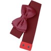 Allegra K Women Elastic Belt Wide Stretchy Cute Bowknot Wedding 2 Pcs - 2 of 4