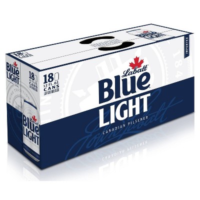 Labatt Blue Light Canadian Pilsener Beer - 18pk/12 fl oz Cans