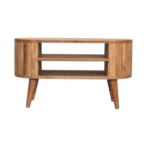 31.5" Engineered Wood TV Stand Contemporary Media Unit with Versatile Design and Clean Lines for Living Room and Bedroom - 1 of 4