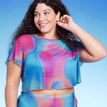 Wild Fable Women's Plus Size Tie-Dye High-Rise Marbled Jogger