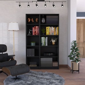 NicBex Bookcases for Home Office 2 Piece Bookcase Set 42" Wide Storage Cabinet Bookshelf with 10 Shelves for Living Room and Bedroom - 1 of 4