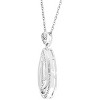 Slickblue Timeless Evening Teardrop Pendant, 1.45ct CZ, Rhodium-Plated, Perfect for Any Occasion - 2 of 3