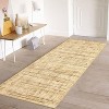 Machine Washable Abstract Rug - Non-Slip Low Pile Linen Carpet for Bedroom, Living Room & Office - Modern Accent Floor Rug - 3 of 4