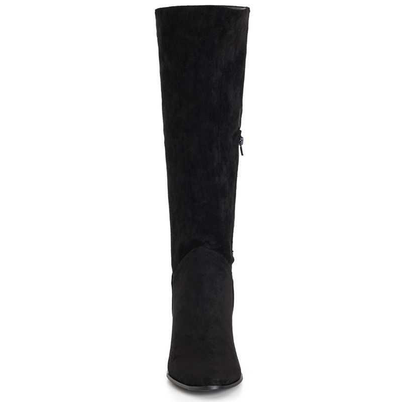 Women's Wide Fit Impact Knee Boot - Black | CITY CHIC, 5 of 8