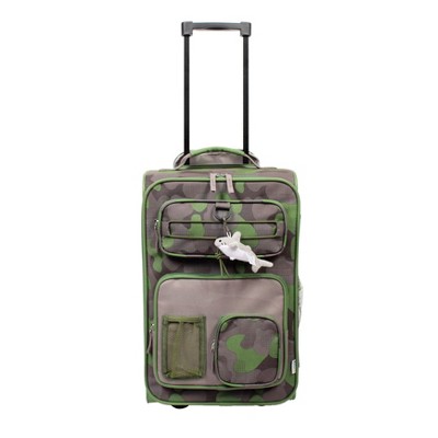 kids camo suitcase