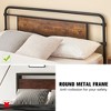 Queen Size Bed Frame - 13 Inch Metal Platform Bed Frame with Wood Headboard, No Box Spring Needed, Heavy Duty Feet - 4 of 4