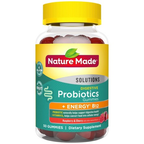 digestive gummies probiotics b12 50ct probiotic cfu