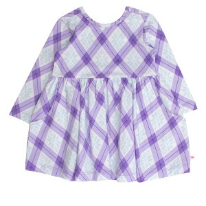 Rufflebutts Toddler Girls Long Sleeve Twirl Dress - 1 of 2