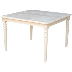International Concepts Unfinished Square Juvenile Table - 1 of 4
