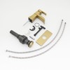 PAGED Single Hole Bathroom Sink Faucet,Bathroom Faucet with Pop Up Drain and Supply Lines for Home Sinks - 3 of 4