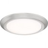 Quoizel Lighting Verge 1 - Light Flush Mount in  Brushed Nickel - image 4 of 4