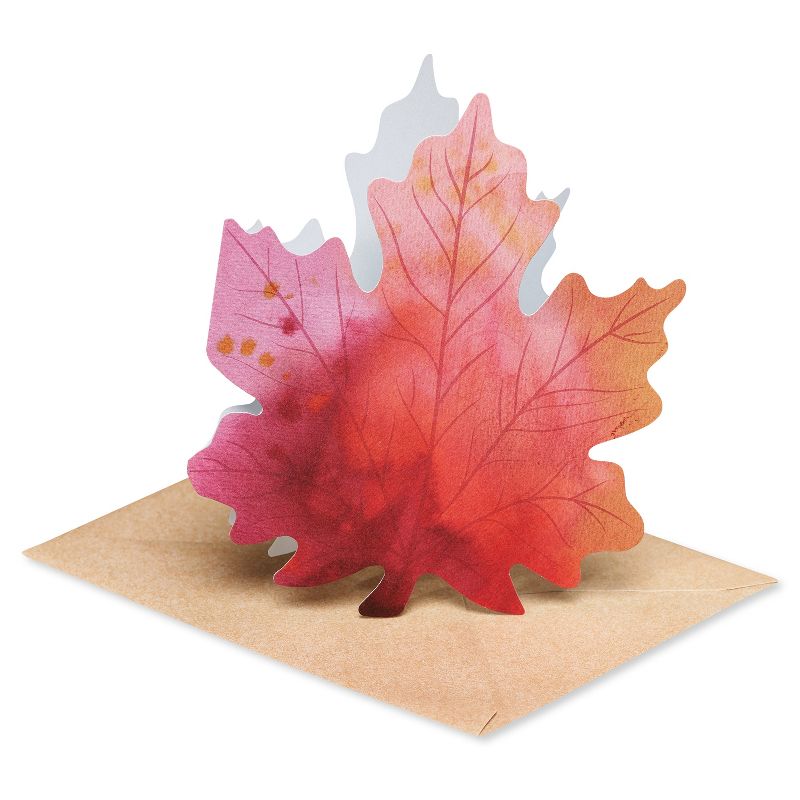 10ct Blank Fall Note Cards &#39;Leaf&#39;, 3 of 5