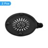 Unique Bargains Round Anti-Slip Bathroom with Suction Cups Drain Protector - 3 of 4