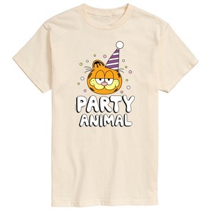 Men's - Garfield - Garfield Party Animal Short Sleeve Graphic T-Shirt - 1 of 4