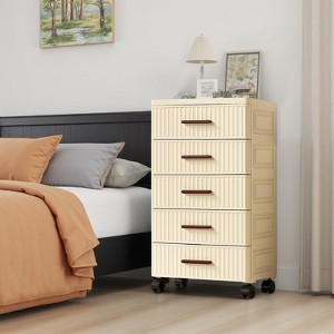 Multifunctional Drawer Storage Cabinet Bedside Table Living Room Snack Children's Toys Books - 1 of 4
