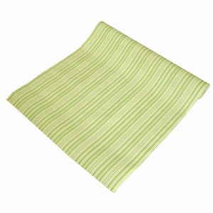Slickblue Classic Green Stripe Self-Adhesive Wallpaper – 17.7" x 394", Easy to Apply and Strippable - 1 of 3