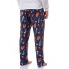 The Year Without a Santa Claus Men's Snow Heat Miser Tossed Print Pajama Pants - 4 of 4