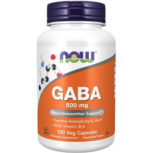 GABA 500mg by Now Foods  -  100 Capsule - 1 of 3