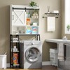 Over The Toilet Storage Cabinet with Sliding Door & Toilet Paper Holder Stand - 3 of 4
