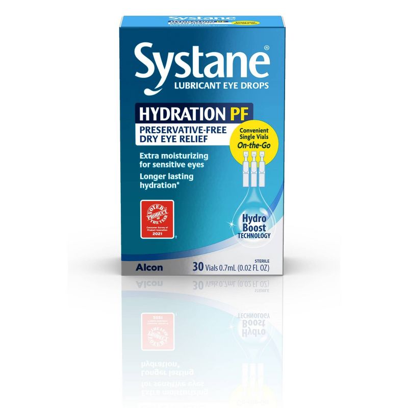 Systane Hydration PF Lubricant Eye Drops Vials - 30ct, 2 of 5
