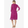 Jessica London Women's Plus Size Lace Fit & Flare Dress - image 3 of 4