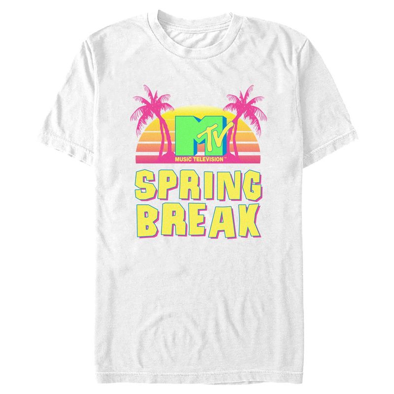 Men's MTV Retro Spring Break T-Shirt, 1 of 6
