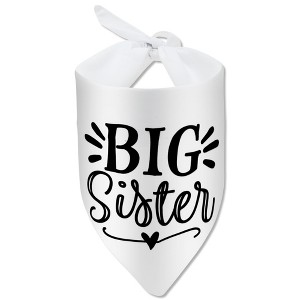 Unique Bargains Dog Bandana White 1 Pc - 1 of 4