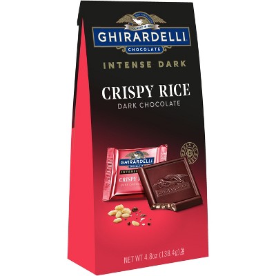 Ghirardelli Intense Dark Crispy Rice Squares - 4.8oz