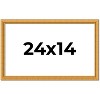 PosterPalooza | 24x14 Wood Antique Frame with UV Acrylic, 4 Finishes: Bronze, Gold, Silver, and Black - 2 of 4