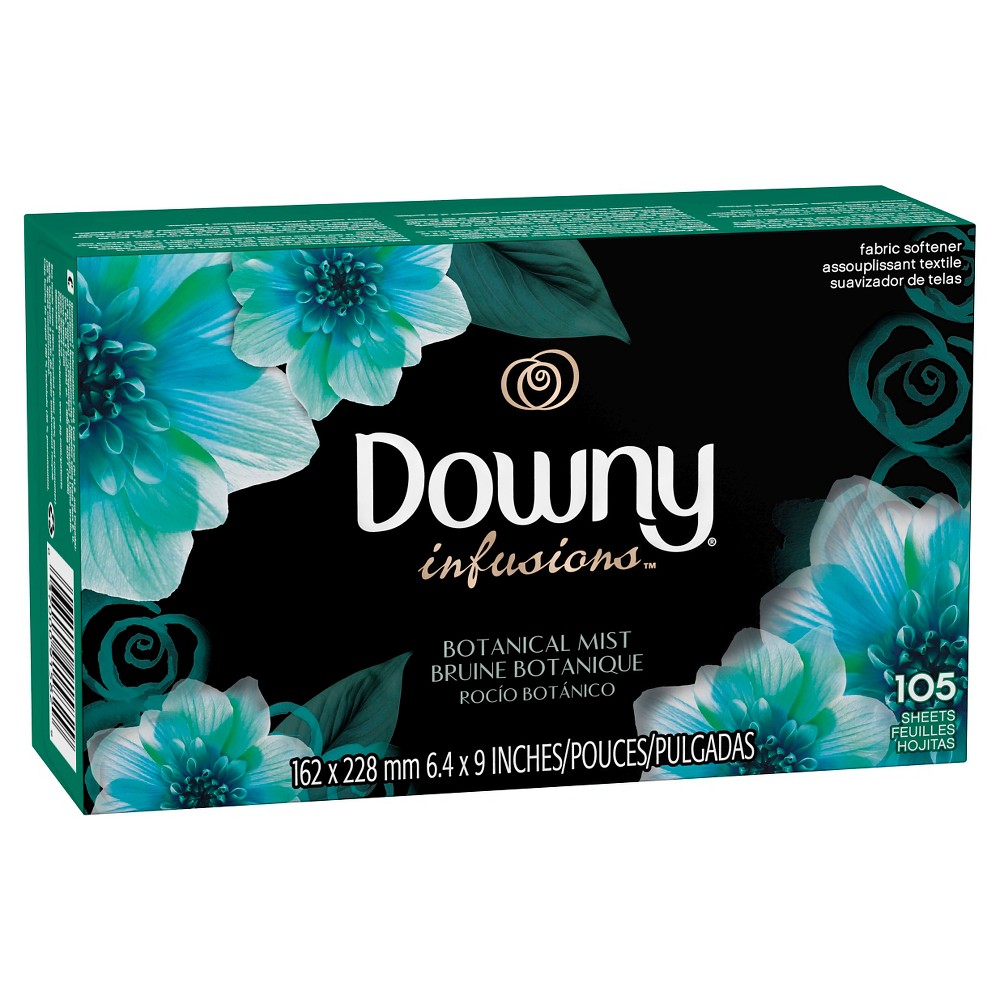 UPC 037000915829 product image for Downy Infusions Botanical Mist Fabric Softener Sheets - 105 ct | upcitemdb.com