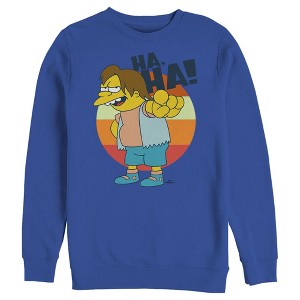 Men's The Simpsons Nelson Laugh Sweatshirt - 1 of 4