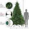 Northlight Real Touch™️ Pre-Lit Full Minnesota Balsam Fir Artificial Christmas Tree - 9' - Warm White LED - 4 of 4