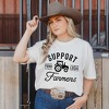 Simply Sage Market Women's Support Local Farmers Short Sleeve Garment Dyed Tee - 2 of 4