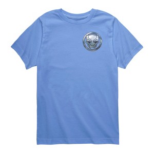 Boys' - Marvel - Black Panther Circle Logo Short Sleeve Graphic T-Shirt - 1 of 3