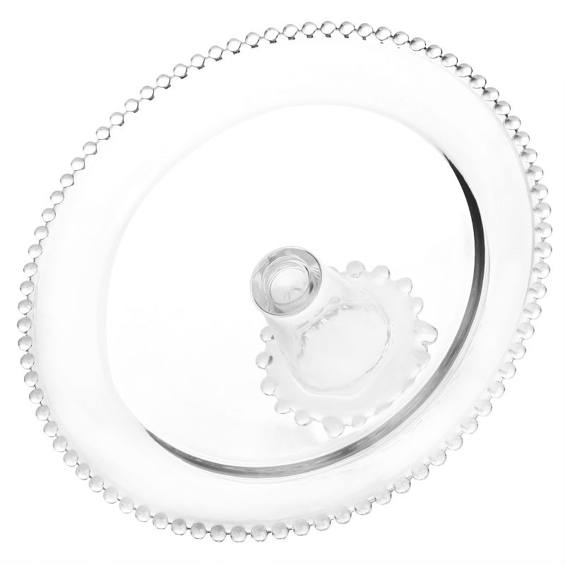 Gibson Home Sereno 12in Glass Pedestal Cake Stand, 4 of 8