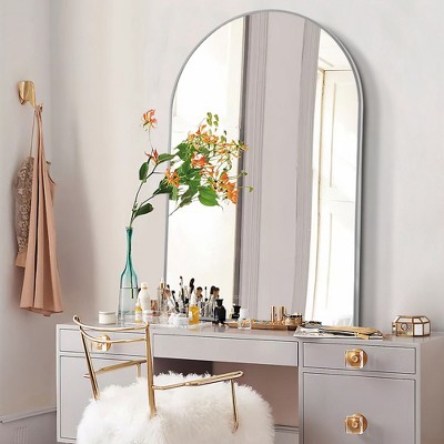 Lirago Accent Mirror Vanity Mirror Decor Mirror Wall Mirror 36*24 Silver