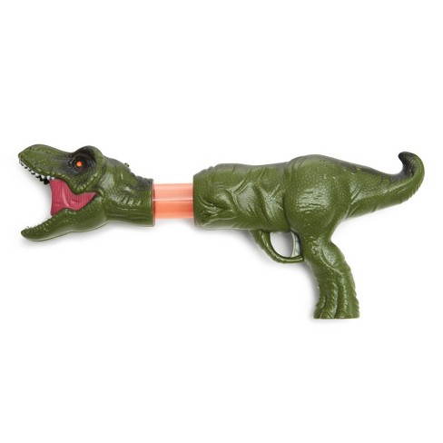 Dinosaur Popper Toy Gun & Target Set With Sticky Balls For Kids