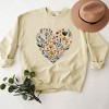 Simply Sage Market Women's Graphic Sweatshirt Heart Floral - 3 of 4