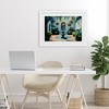 Stupell Industries Floral Fountain Courtyard Framed Print Under Glass Art - 3 of 4