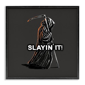 Stupell Industries Slayin' It Grim Reaper Framed Giclee Art - 1 of 4