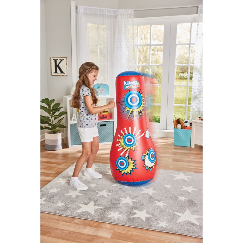Kidoozie B-Active Bounce Back Punching Bag, Inflatable for Indoor & Outdoor Play, Activity & Exercise, Ages 3+., 4 of 8