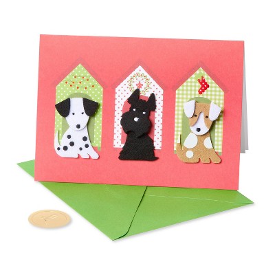 Christmas Card Dog Houses - PAPYRUS
