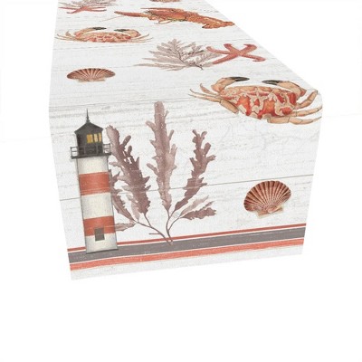 Laural Home Seafood Shack Rectangle Table Runner