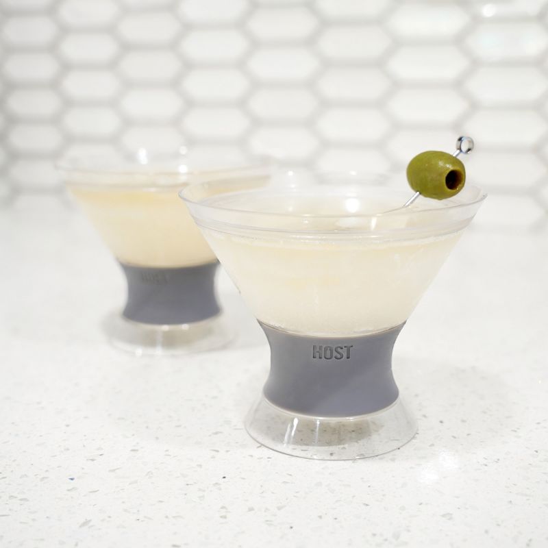 Host Freeze Insulated Martini Cocktail Glasses, 3 of 13