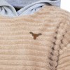 NCAA Texas Longhorns Women's Oatmeal Fashion Hooded Sweatshirt - 3 of 3