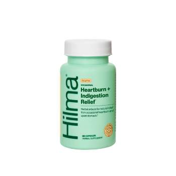 Hilma Heartburn + Indigestion Relief Vegan Capsules - Chamomile & Ginger - 28ct
