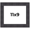 PosterPalooza | Photo Size Distressed Brown Picture Frame - UV Acrylic, Foam Board Backing, Hanging Hardware - 2 of 4