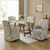 Arnold dining chair Set of 4 roll arms|ARTFUL LIVING DESIGN - 2 of 4