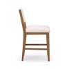 Plank+Beam 24" Counter Height Chair, Wood Modern Kitchen Stool with Cushion - 2 of 4